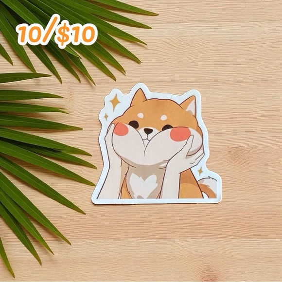 Funny Dog Face Squish Sticker – 2 3/4” - Picture 1 of 1